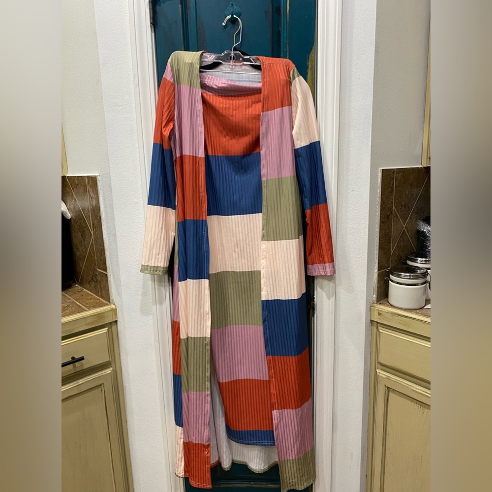 Multi Color Dress Set